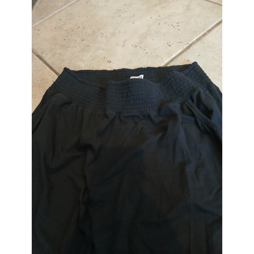 Pact Organic Cotton Large elastic rouched waist elastic cuff joggers - Picture 6 of 9